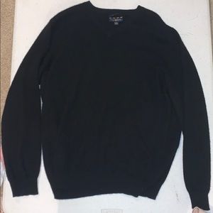 black cashmere sweater